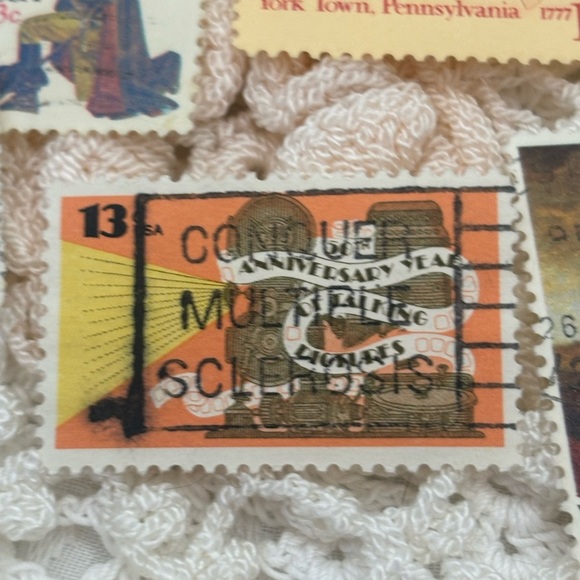 1977  commemorative stamp set. 11 stamps - Picture 5 of 6